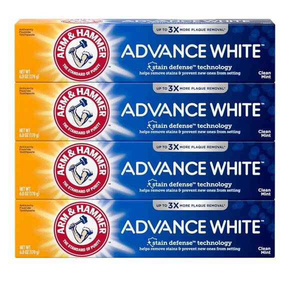 Advance White Toothpaste, Teeth Whitening Baking Soda Toothpaste with Stain Defe - Picture 1 of 10